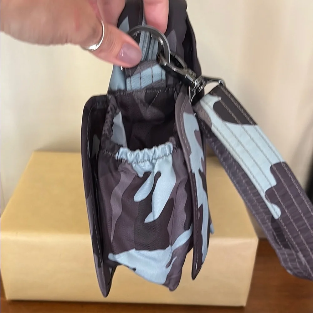 Lug Gray and Black Crossbody Bag Durable Compact Design - Picture 10 of 10